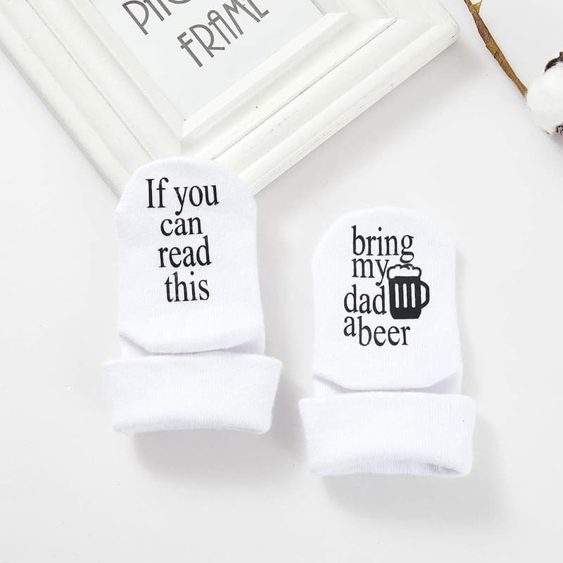Baby Socks Gift for Mom-to-Be - Unisex Baby Shower Essential