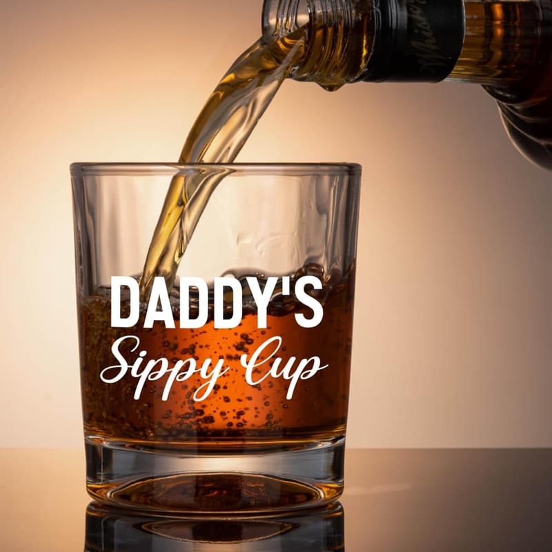 1st Father's Day Whiskey Set for New Dads, Unique Gift Ideas