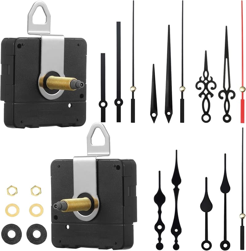 High Torque Quartz Clock Movement Mechanism with 5 Pairs of Hands
