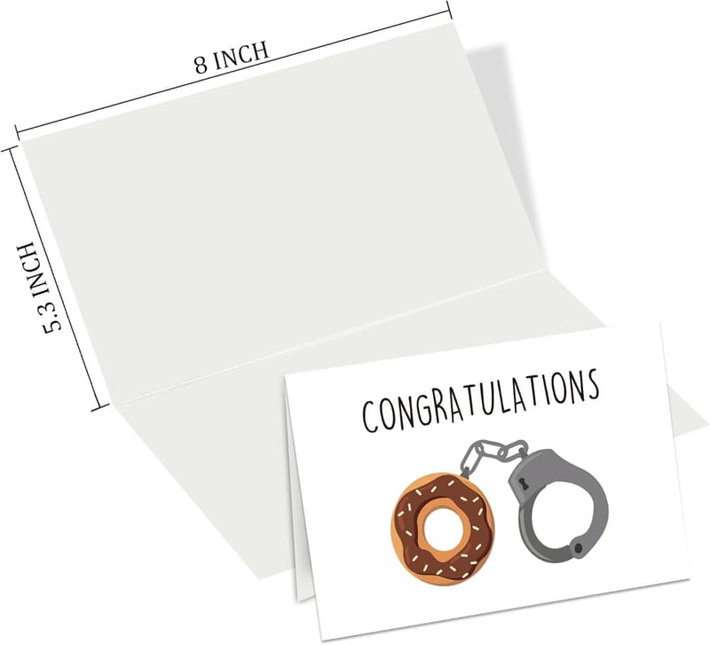 Police Academy Graduation Card - Funny Congratulation Design