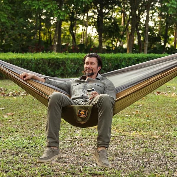 Portable Camping Hammock with Mosquito Net & Tree Straps