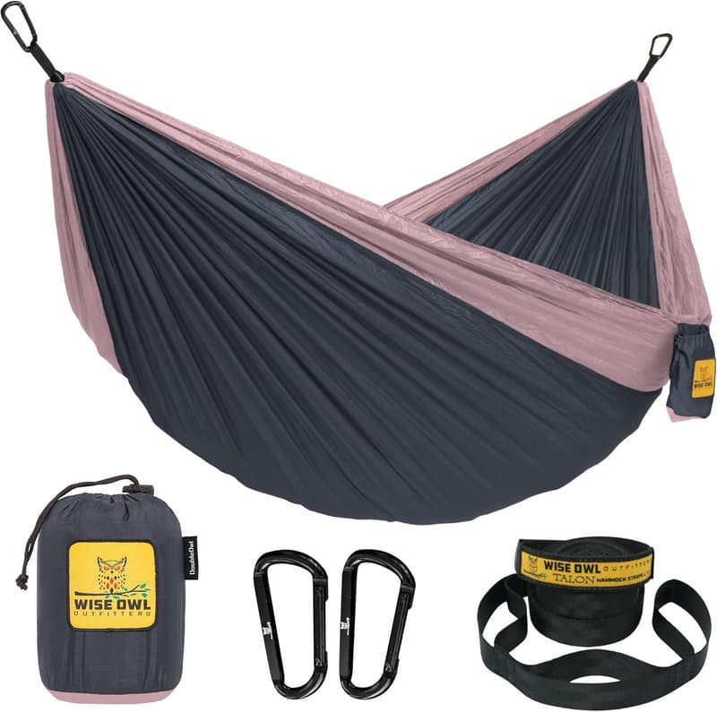 Portable Lightweight Camping Hammock - 500lbs Capacity