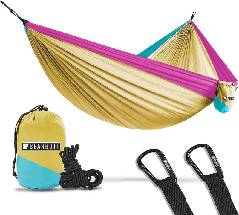 Portable Double Hammock for Camping & Travel