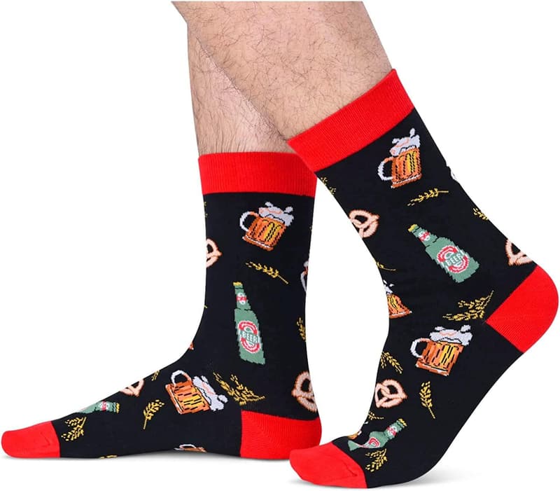 Funny Beer Socks Gift for Mom and Women