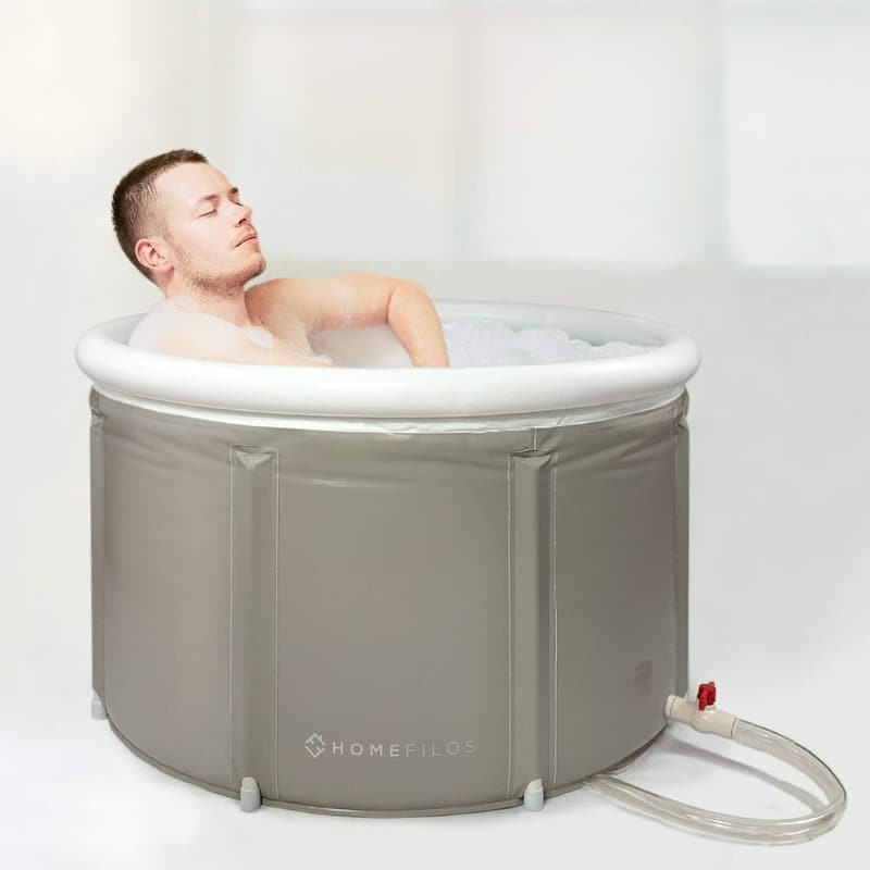 Inflatable Adult Bathtub for Athletes - Cold Plunge & Soaking Tub