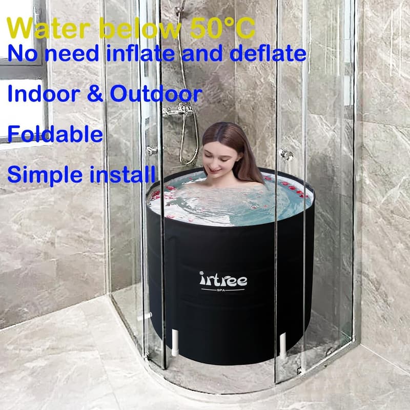Folding Portable Cold Plunge Bathtub for Adults