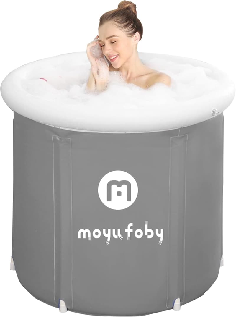 Inflatable Portable Ice Bath Tub for Adults - Outdoor Soaking Spa