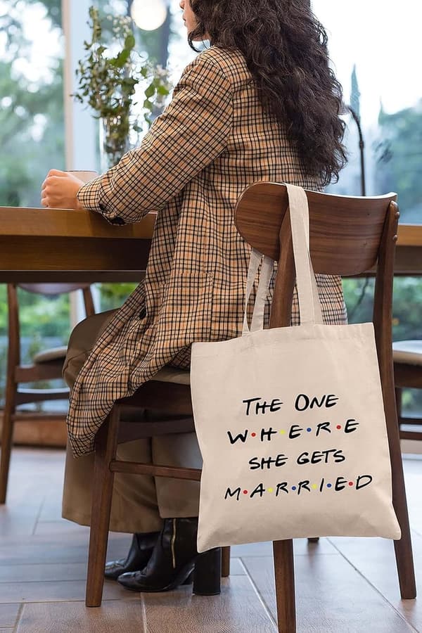 Bride-to-Be Shopping Tote Bag - Perfect Engagement Gift