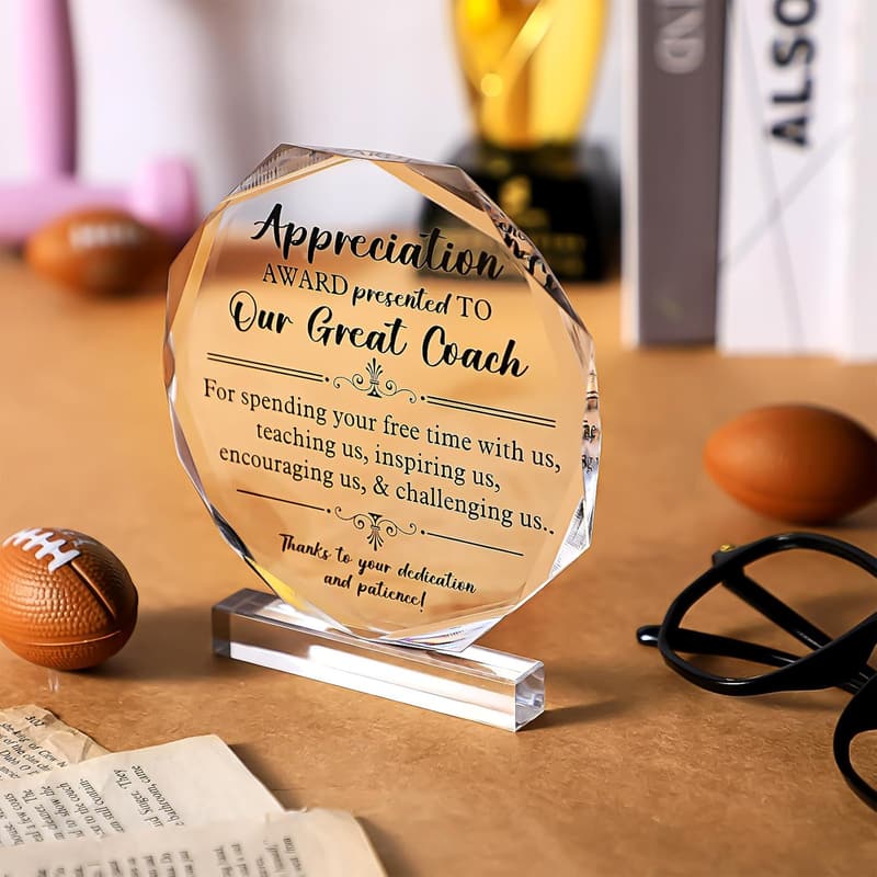 Acrylic Appreciation Sign for Office Farewell Gifts