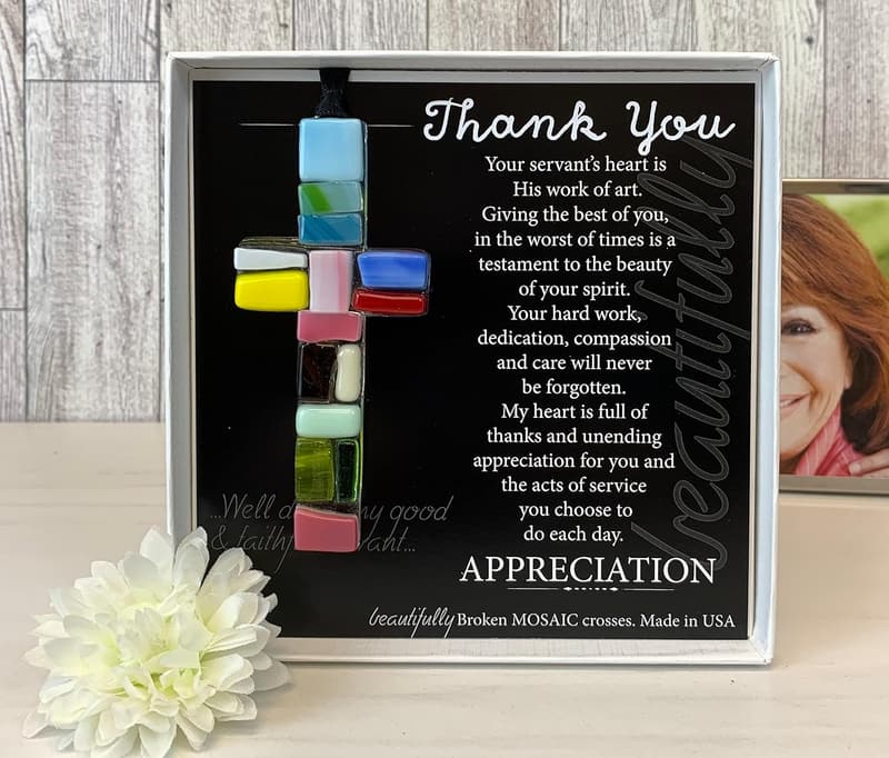 Gratitude Gift: Handmade USA Cross for Family & Friends