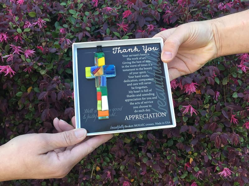 Gratitude Gift: Handmade USA Cross for Family & Friends