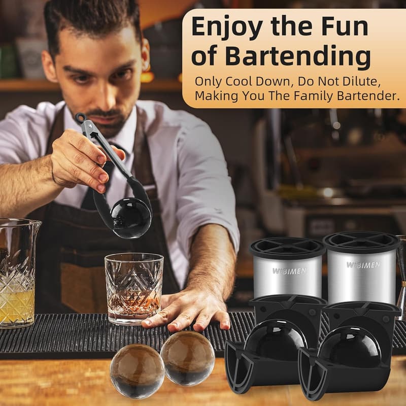 Stainless Steel Clear Ice Cube Maker - 2.5