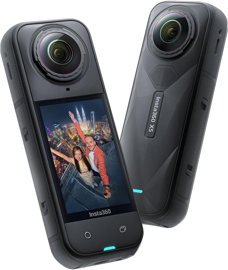 Insta360 X5 Waterproof 8K 360° Action Camera with Stabilization