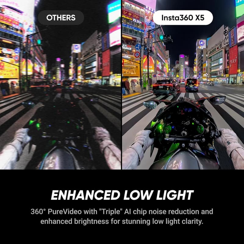 Insta360 X5 Waterproof 8K 360° Action Camera with Stabilization