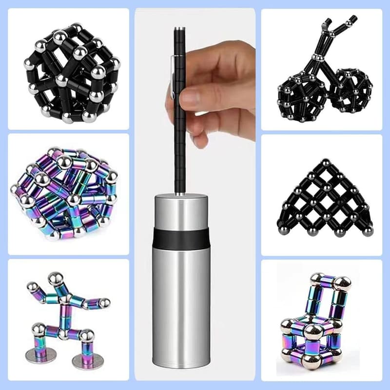 Magnetic Deformable Fidget Pen for Adults and Kids