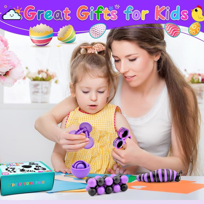 Fidget Toy Set for Kids and Adults, Stress Relief Gadgets