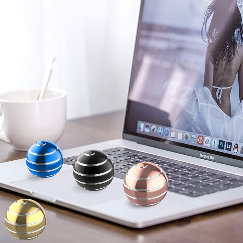 Office Stress Reliever Fidget Spinner Toy for Adults - Black