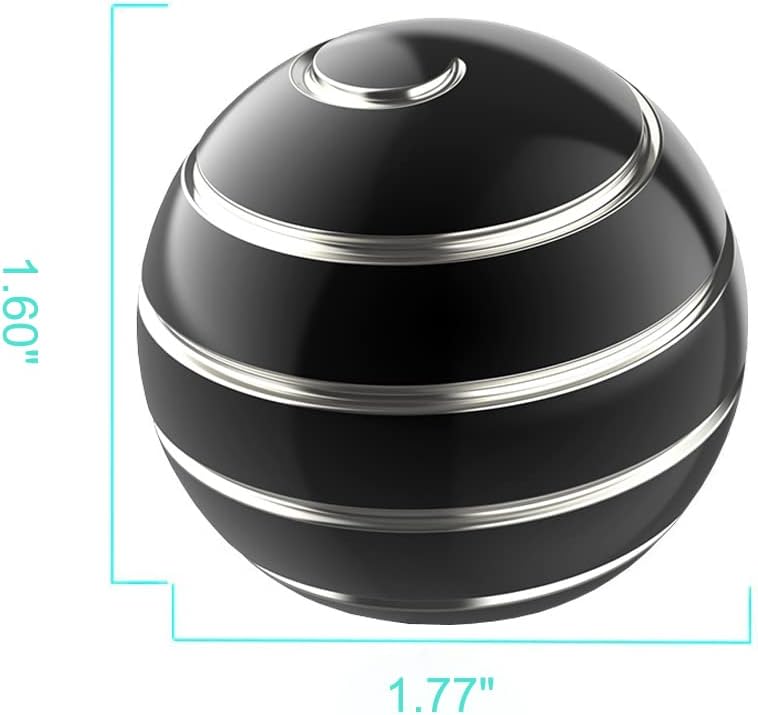 Office Stress Reliever Fidget Spinner Toy for Adults - Black