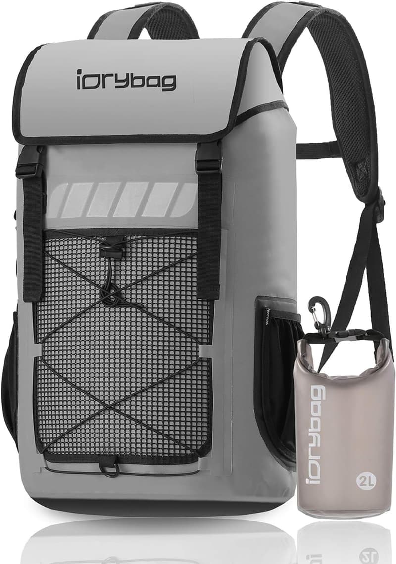 Waterproof Backpack for Men, 25L/45L Dry Bag for Hiking/Camping