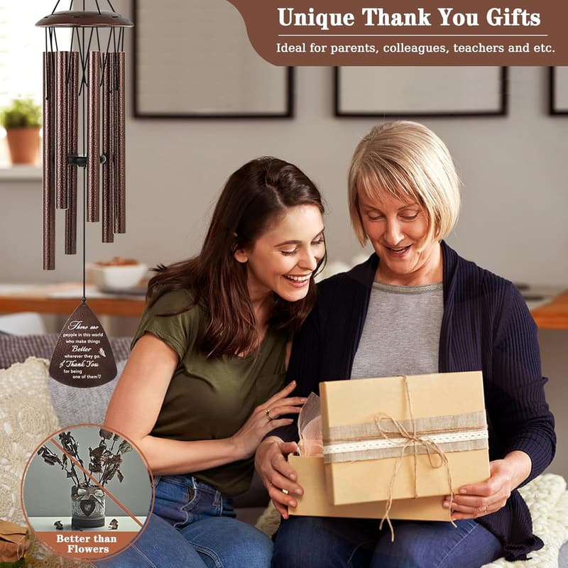 Thank You Wind Chimes for Employees and Teachers