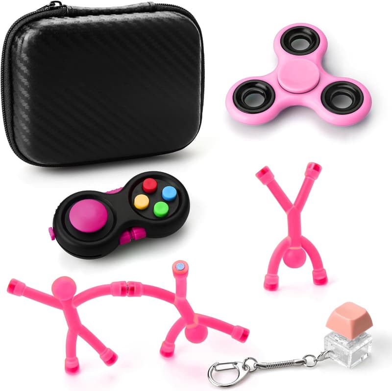 ADHD Fidget Toy Set for Adults & Kids - Pink