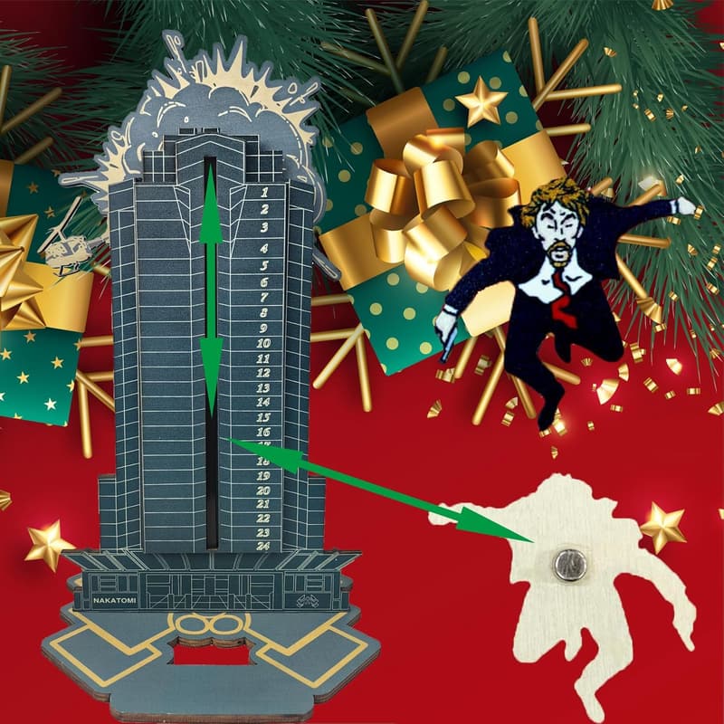 Die Hard 2025 Advent Calendar - Nakatomi Plaza Countdown Gift