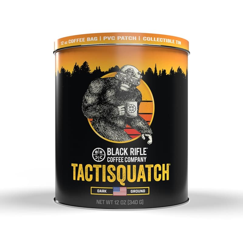 Tactisquatch Gift Bundle - Dark Roast Ground Coffee 12 oz