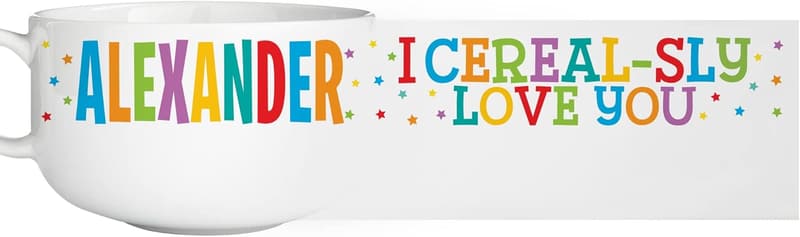 Valentine's Day Personalized 32 oz. Oversized Bowl with Handle