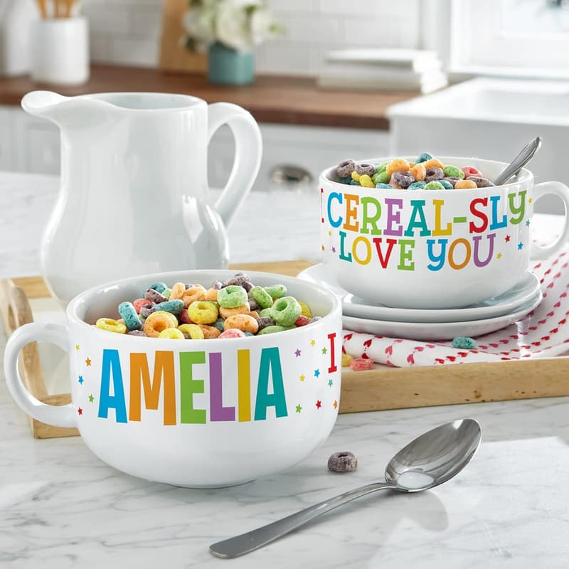 Valentine's Day Personalized 32 oz. Oversized Bowl with Handle