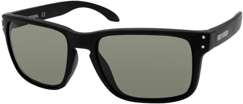 Harley-Davidson Men's Black Casual Square Sunglasses