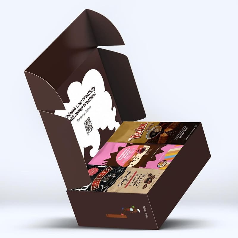Flavored Ground Coffee Gift Box - Variety Pack Sampler