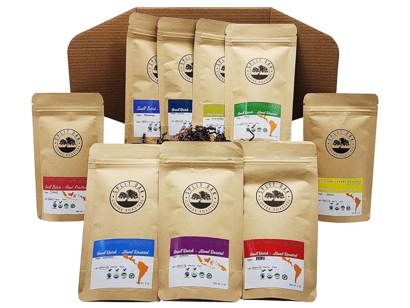 Assorted Coffee Gift Box Set - 9 Global Varieties (2oz each)