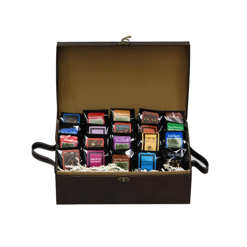 Coffee Gift Basket with Assorted Samplers