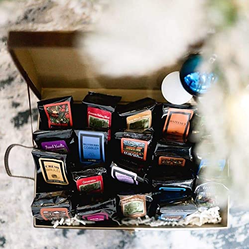 Coffee Gift Basket with Assorted Samplers