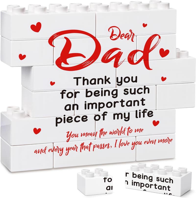 First Father's Day Desk Plaque Gift for Dad
