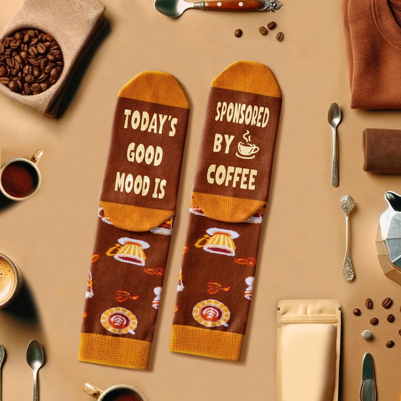 Funny Drink Lover Gift Set - Wine, Beer, Coffee Socks