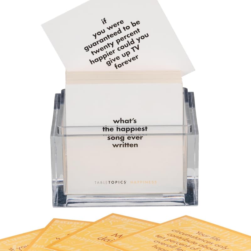 Happiness Conversation Starter Card Game for Adults
