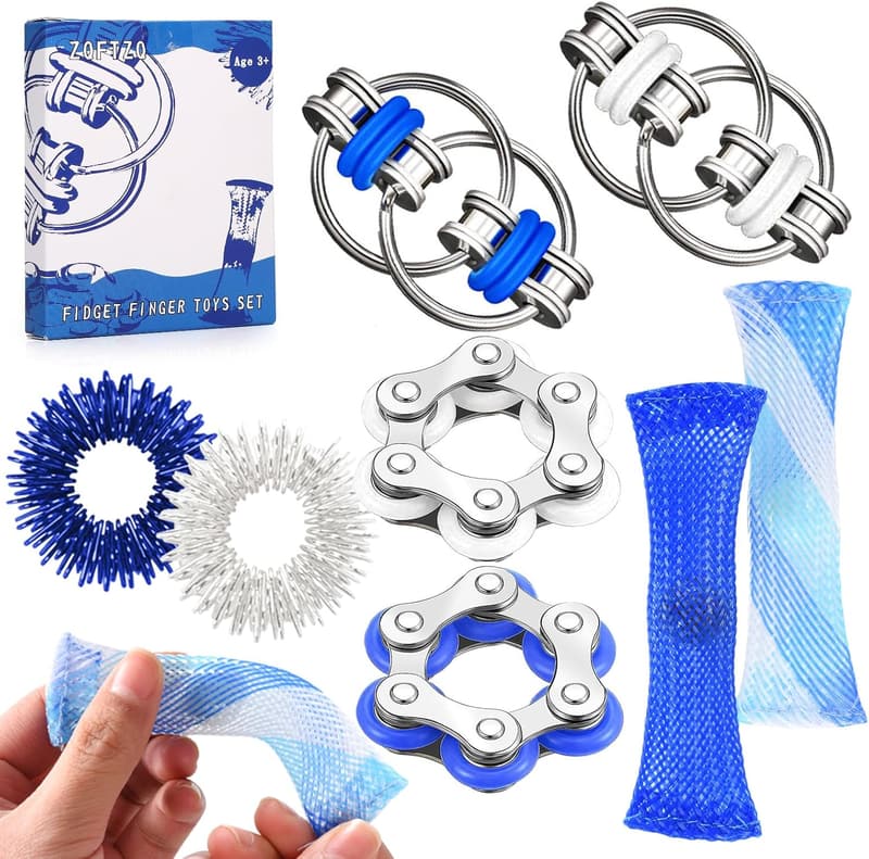 Fidget Toys Pack - 8 Pcs Anxiety & Stress Relief Set