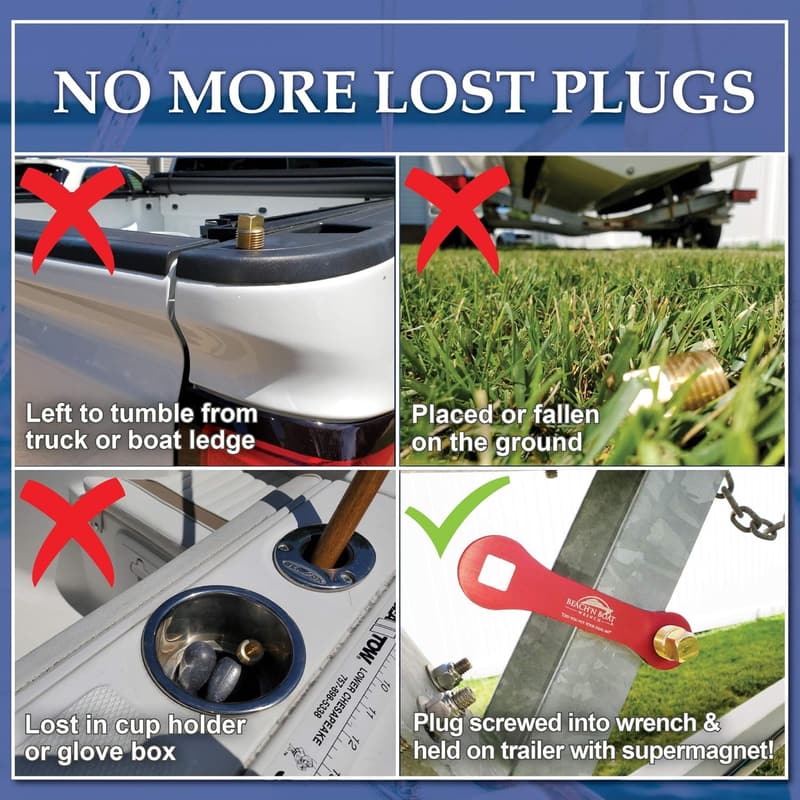 Boat Drain Plug Wrench for 1/2