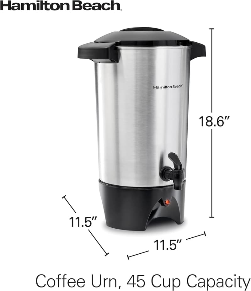 Hamilton Beach 45-Cup Coffee Urn & Beverage Dispenser