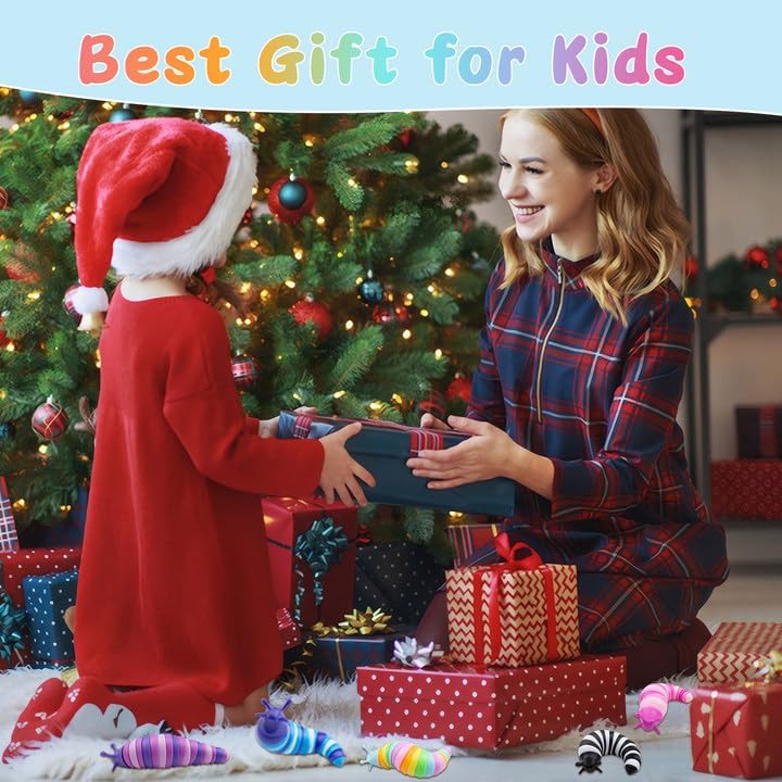 Christmas Fidget Toys Set - 24 PCS Anxiety Relief for Kids & Adults