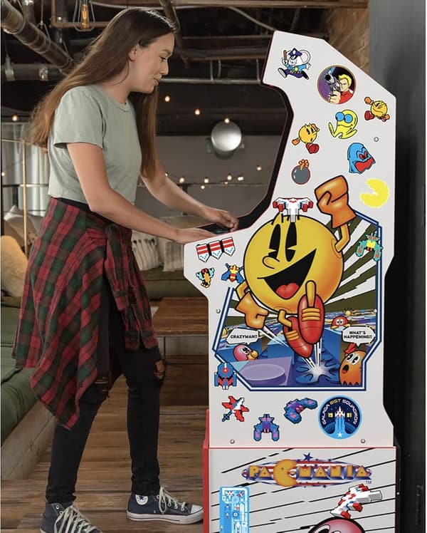 PAC-Man Customizable Arcade Game - 14 Games & 100 Stickers