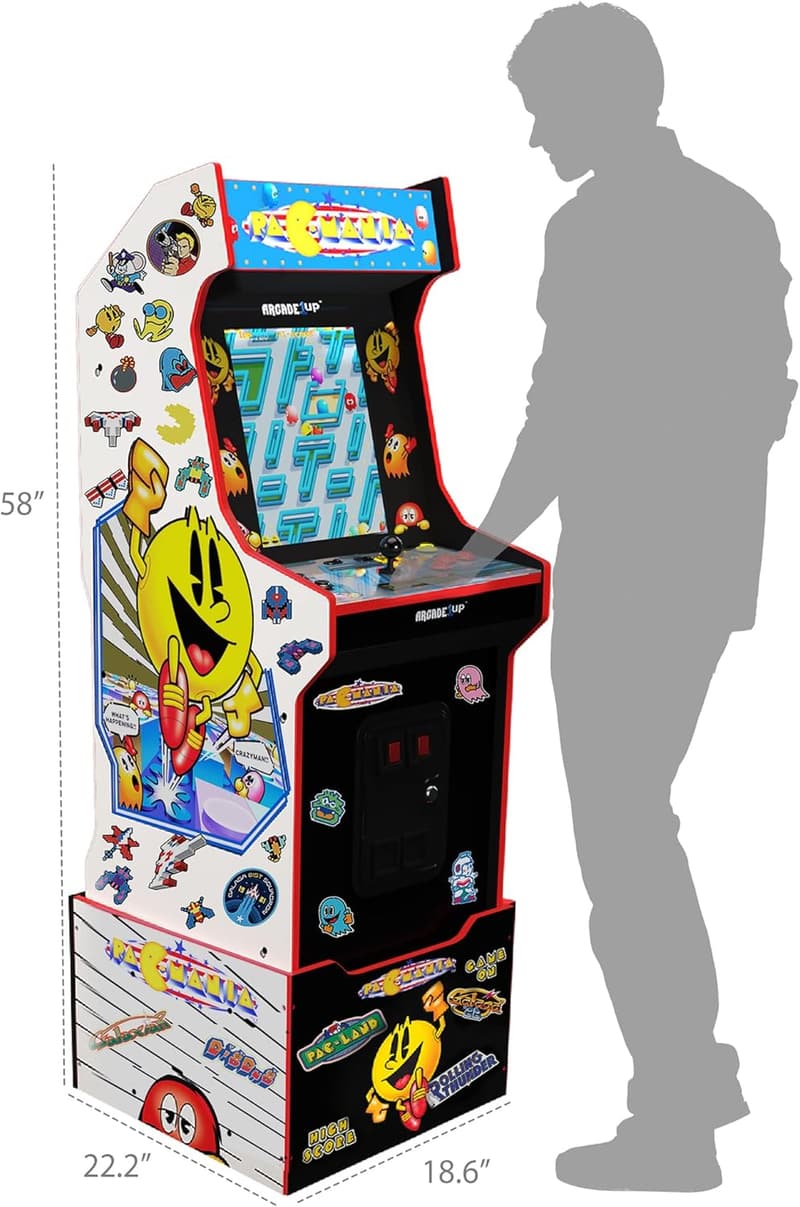 PAC-Man Customizable Arcade Game - 14 Games & 100 Stickers