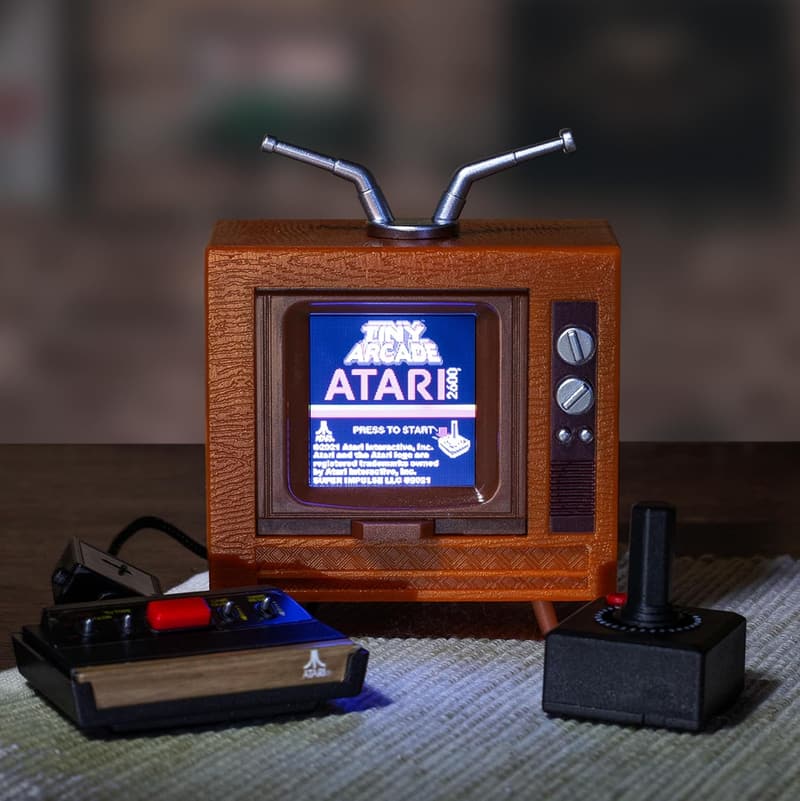 Mini Retro Atari 2600 Game Console with 10 Classic Titles