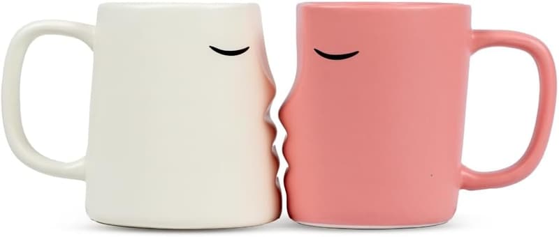 Wedding Gift Kissing Couple Mug Set for Couples 2025