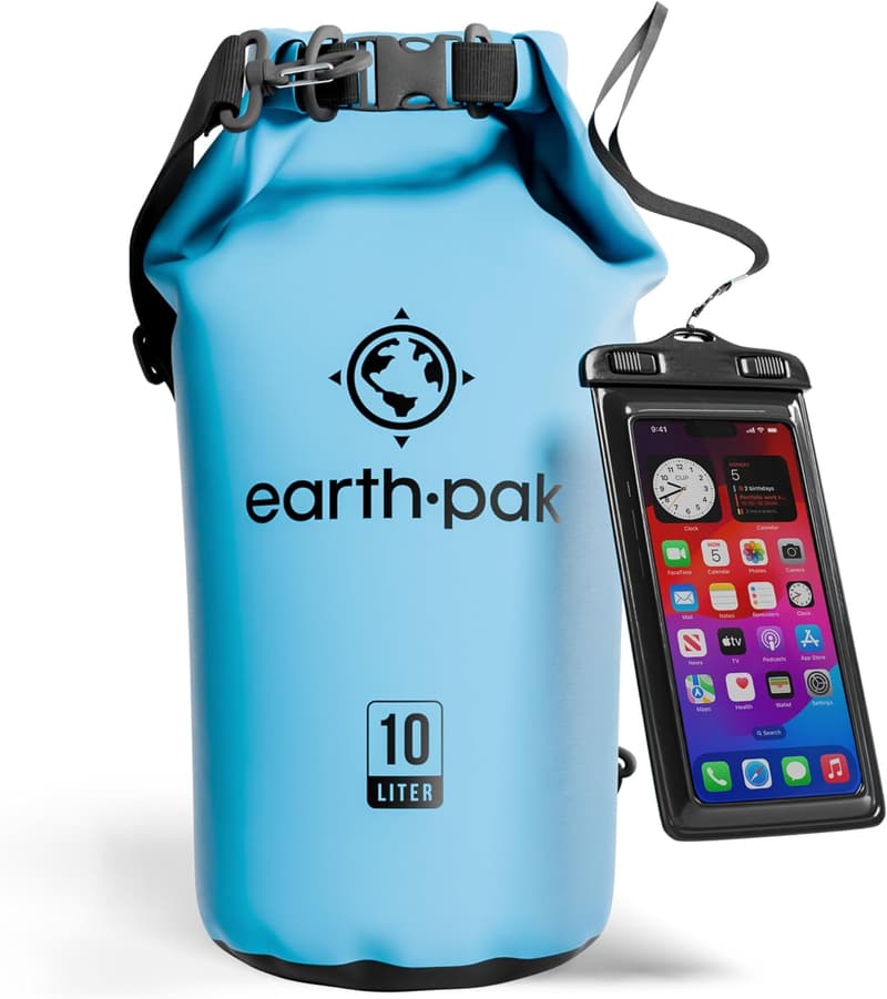 Waterproof Dry Bag Backpack with Phone Case for Kayaking