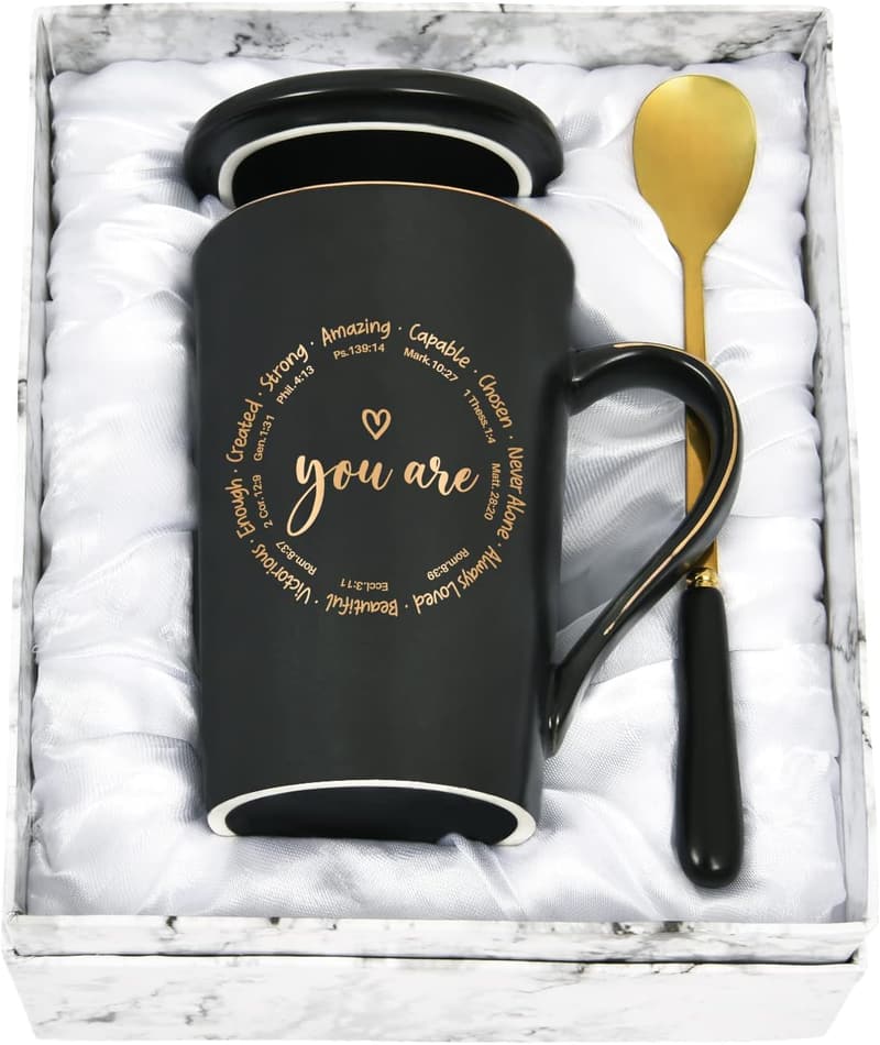 Inspirational Coffee Mug Gift for Women - 14 oz