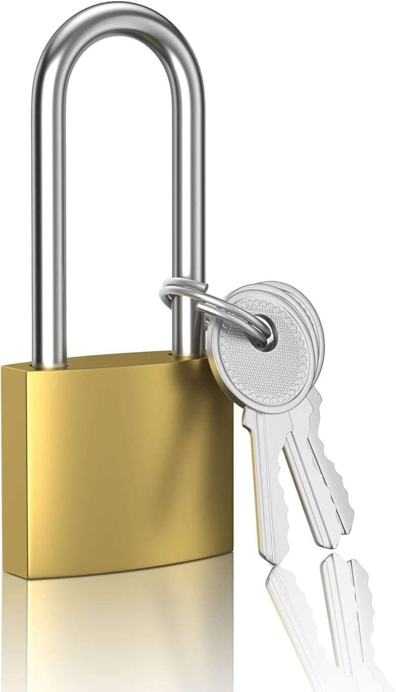 High-Security Long Shackle Padlocks for Gym Lockers
