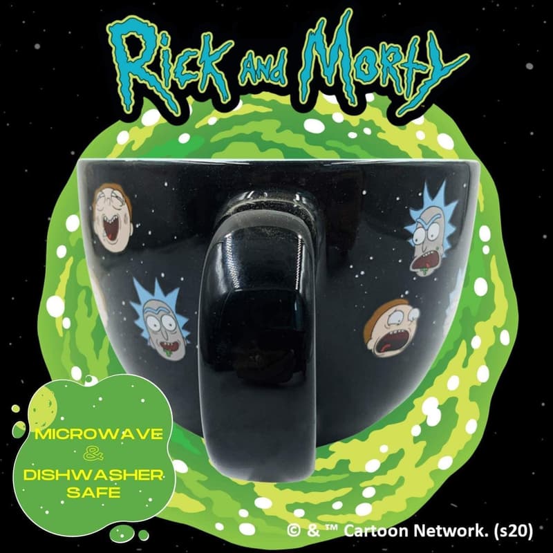 Rick and Morty Ceramic Soup Mug – 24 oz.