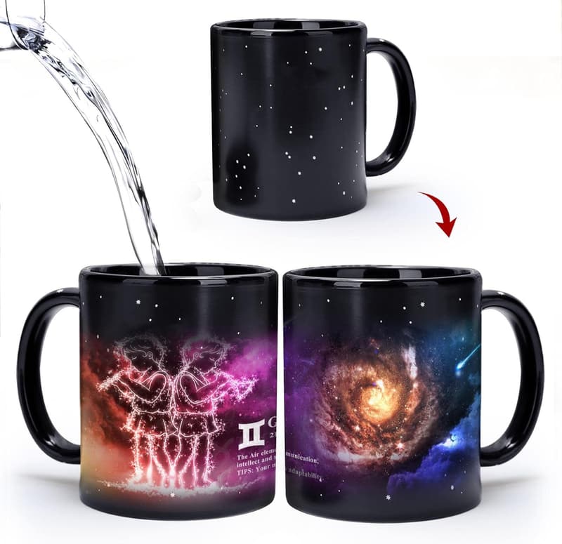 Gemini Horoscope Heat Changing Constellation Mug 11oz